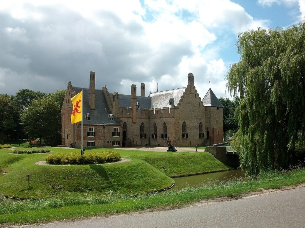 Kasteel Radboud and its moat, Medemblik